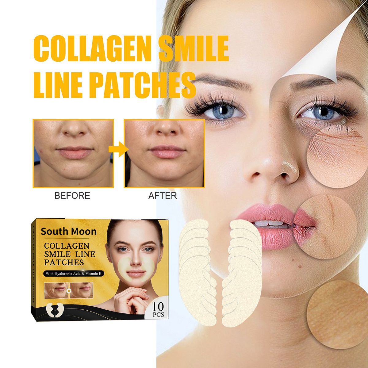 Collagen Smile Line Patch Anti-wrinkle Reduce Fine Lines