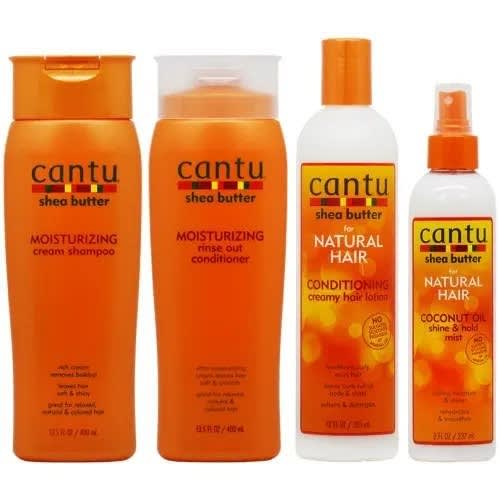 Moisturizing Shampoo, Rinse, Conditioning Creamy Lotion & Coconut Oil Mist Set