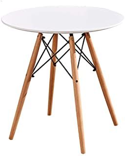 Outdoor/Indoor Dining Table With Beechwood Leg- White