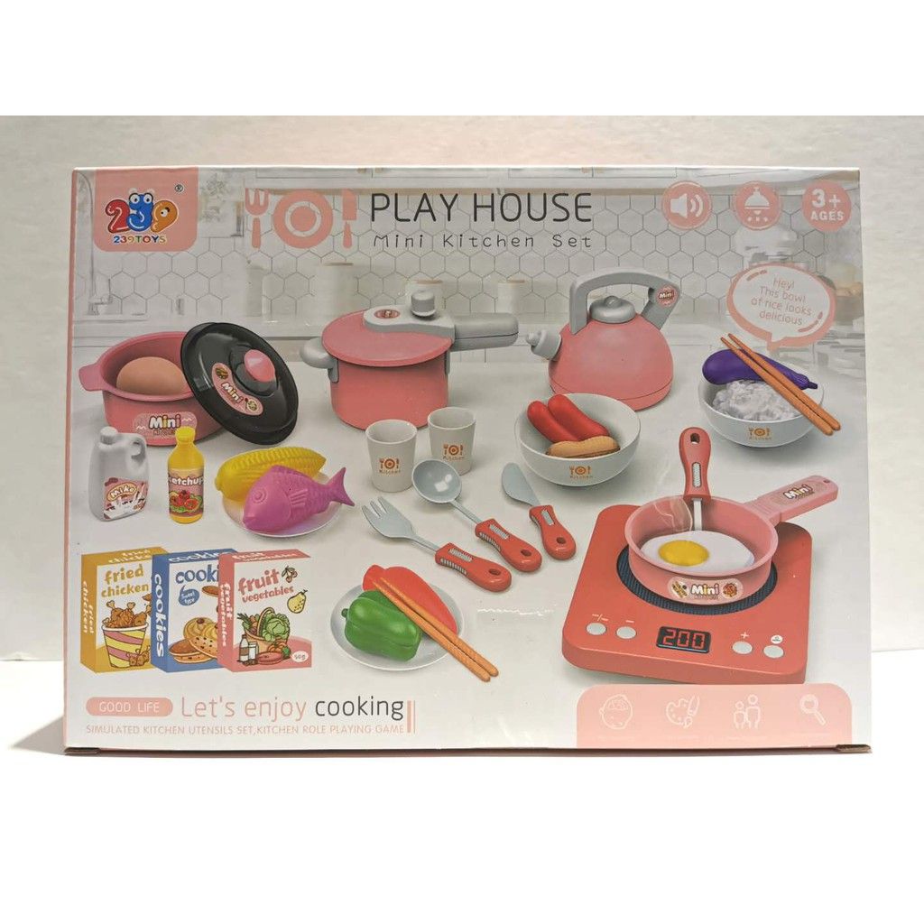 Mini Kitchen Playset For Children With Accessories