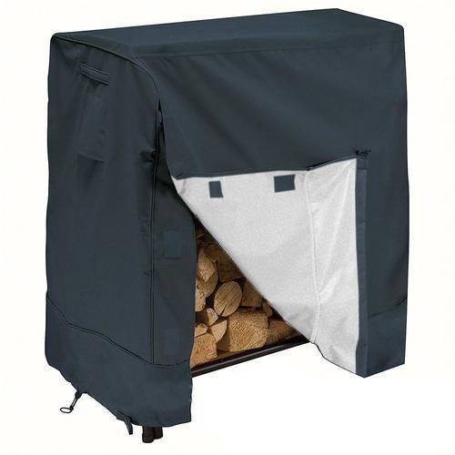 Log Rack Cover Practical Garden Firewood Storage Durable Dustproof Wood Storage Oxford Snow Protect Furniture Anti UV Waterproof