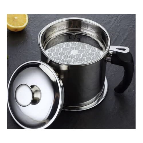 Oil Jug With Sieve - 1.8liter