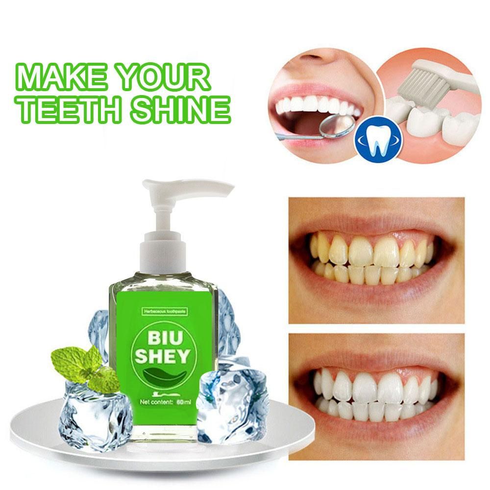 Pumping Design Toothpaste All-Round Oral Care Remove Teeth Stain Keep Fresh Breath