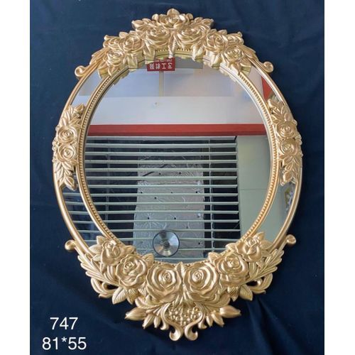 Delux Decorative Round Gold Mirror
