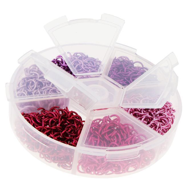 Colorful Aluminum Wire Open Jump Rings For Jewelry Making 3