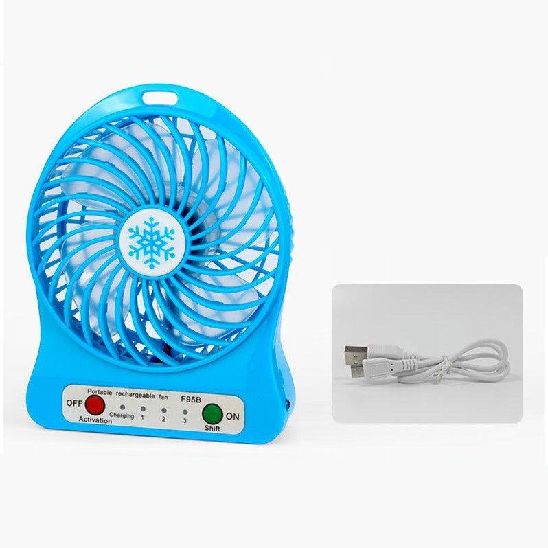 Fan Speed USB Air 3 Cooler Mini Summer Rechargeable Fans Portable Adjustable Fan 1PC Office Desk Cooler Home