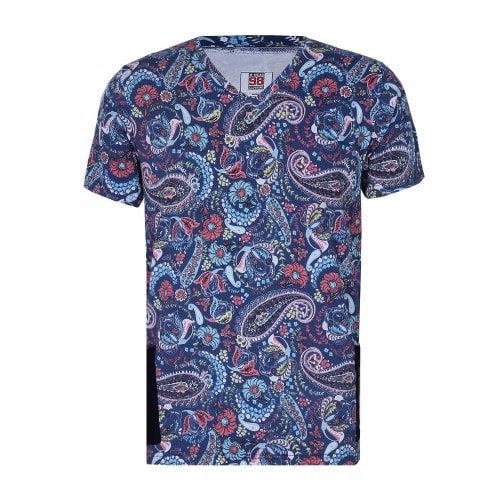 Muliticoloured Vneck Tshirt
