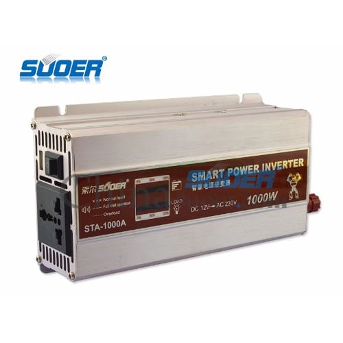 LCD Meter Portable Power Inverter - 12V 220V - 1000W  - STA-1000A