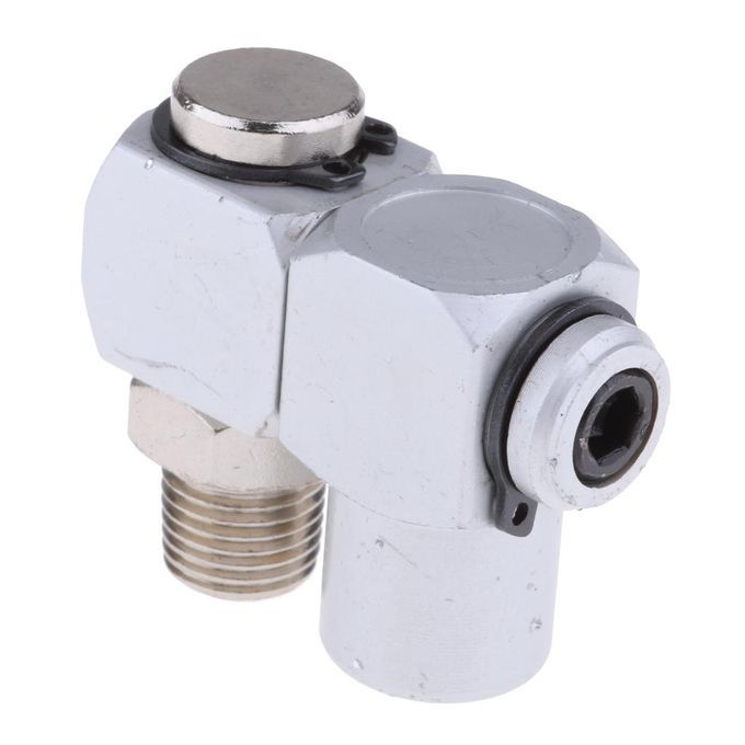 1/4'' 360&deg; Aluminum Swivel Air Hose Connector Adapter Professional