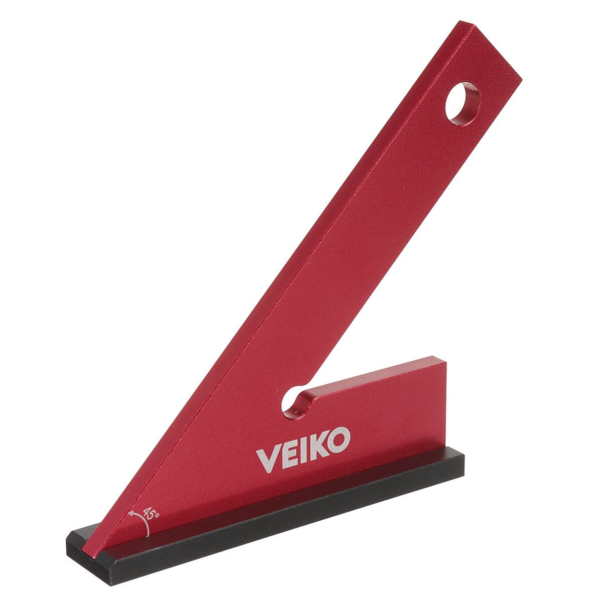 VEIKO Aluminum Alloy Miter Square With Base 45 Degree Right