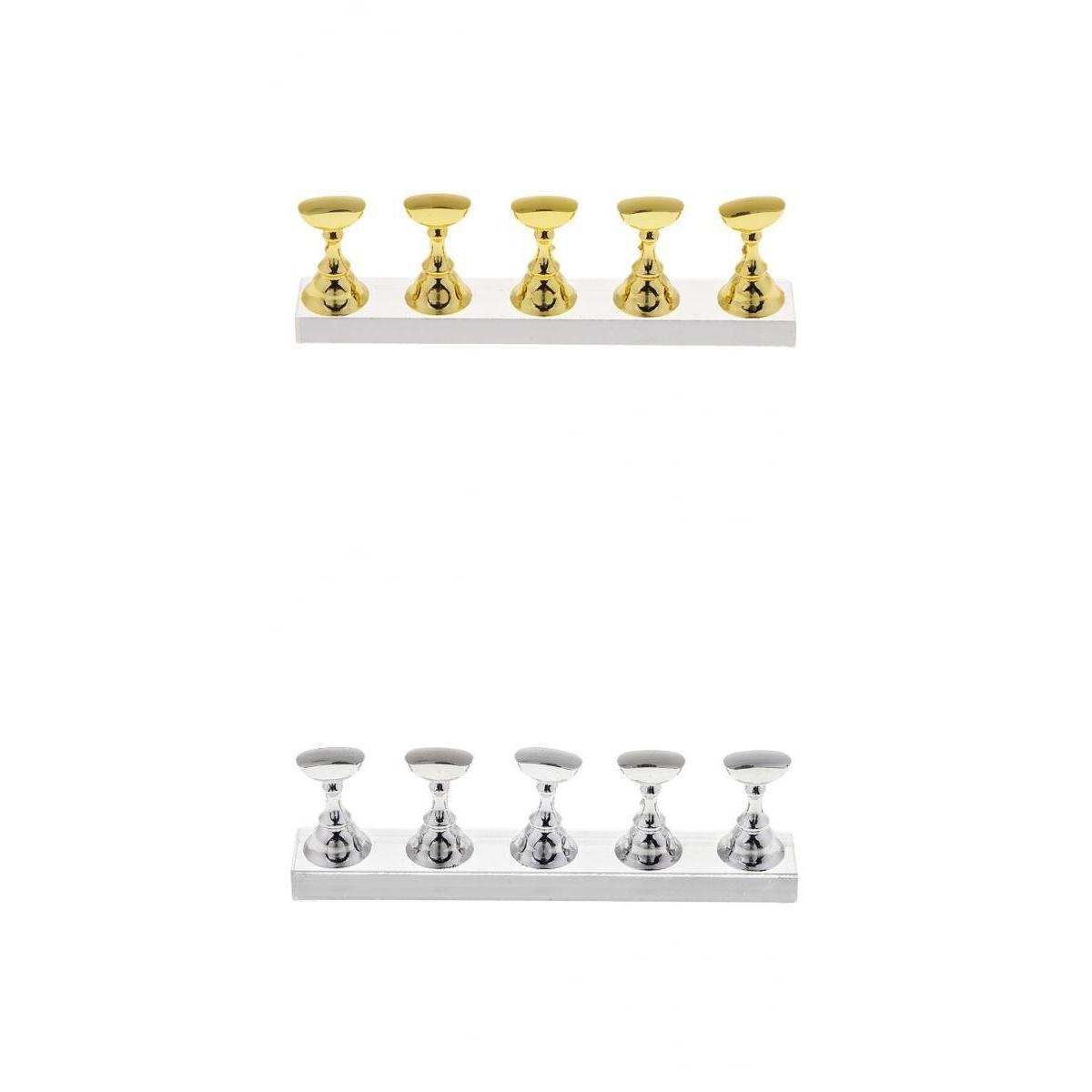 Acrylic Magnetic Nail Tips Art Practice Display Stands Holders