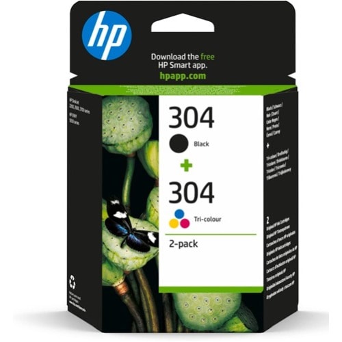 304 2 Pack Tri-colour & Black Original Ink Cartridge