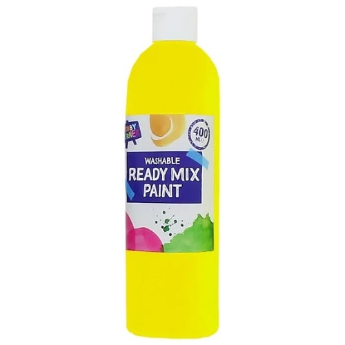 Washable Ready Mix Paint 400ml- Yellow