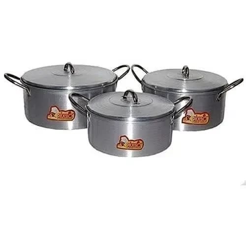 Cooking Pots - Set Of 3