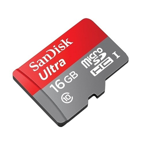 16GB Ultra Micro - SDHC UHS-I/ Class 10 Memory Card with Adapter