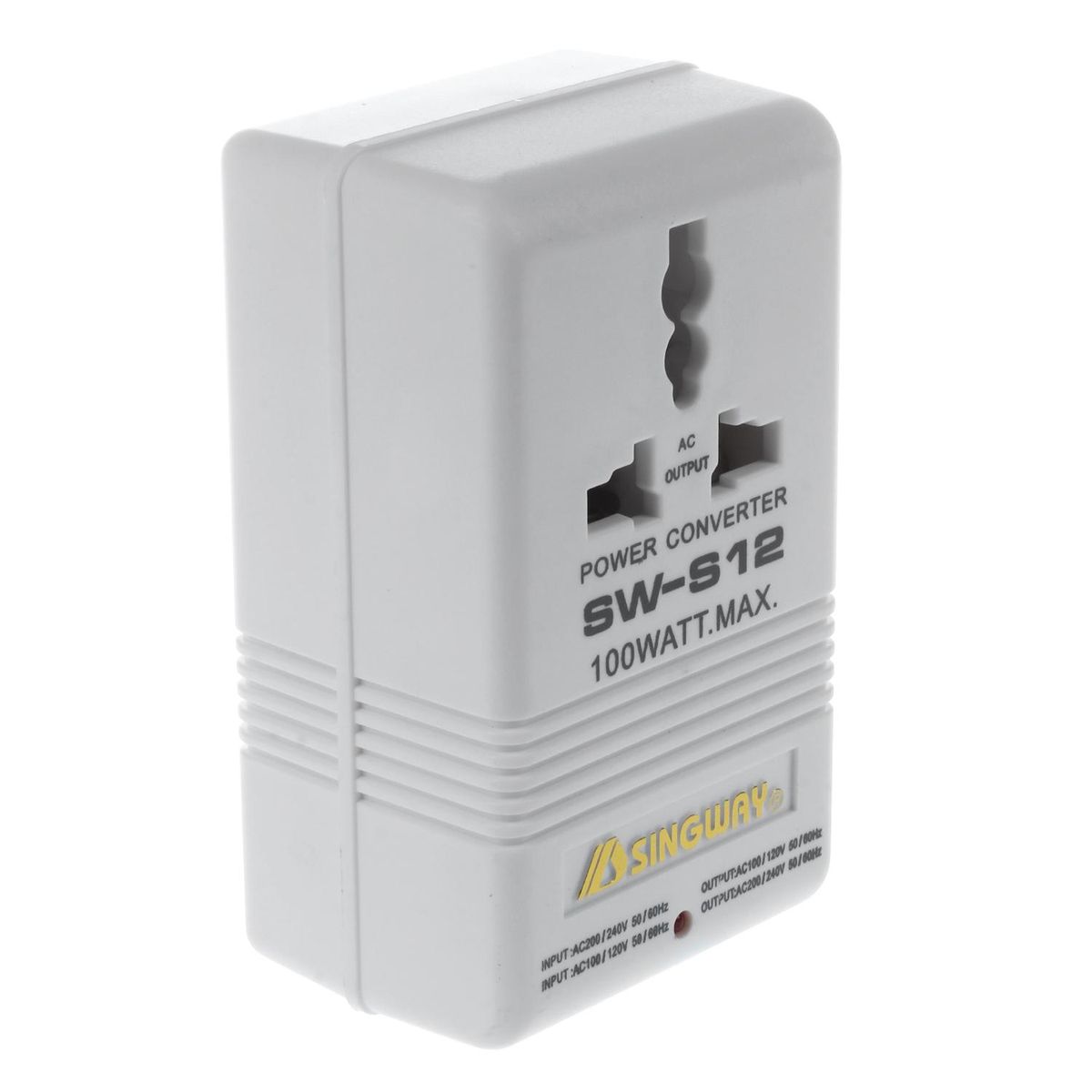 100W 110V120V to 220V240V Step-Up&Down Voltage Converter Transformer Travel White