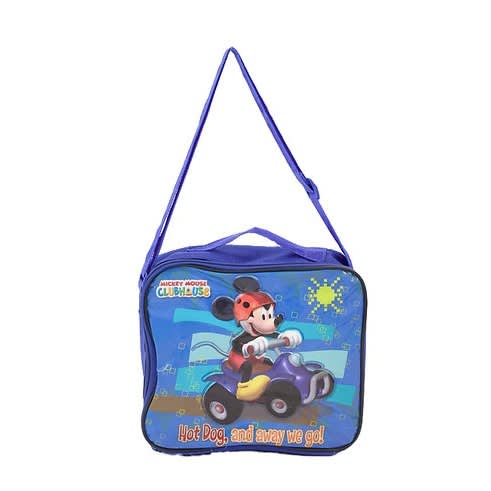 Mickey Mouse Lunch Box Set + Water Bottle  - Blue/Purple