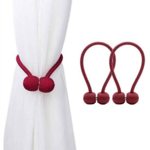 Magnetic Curtain Tie Back Holder Clip - 2 Pieces