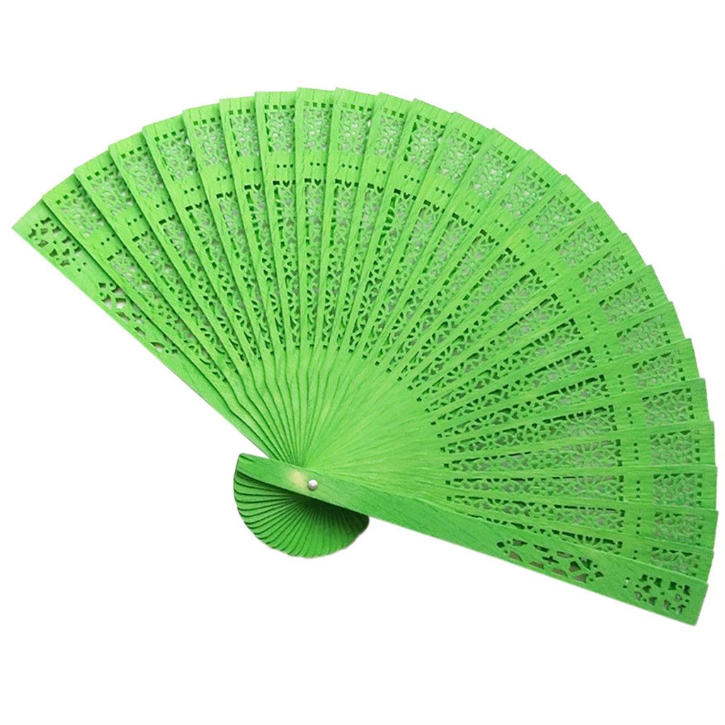 New 20cm Carved #NN628 2019 Openwork Fan Fan Wooden Wedding Fan Sandalwood