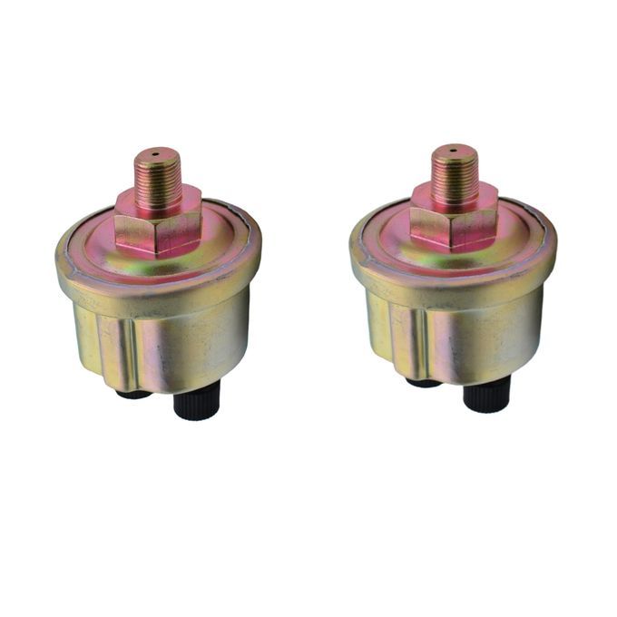 2 Pieces Car 18 NPT Oil Pressure Sensor Gauge Sender Sending Unit 0
