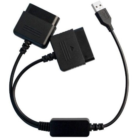 Game USB Dual Player Converter Adapter Cable