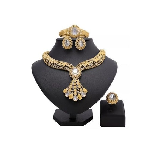 4 In 1 Women Costume Jewelry Set