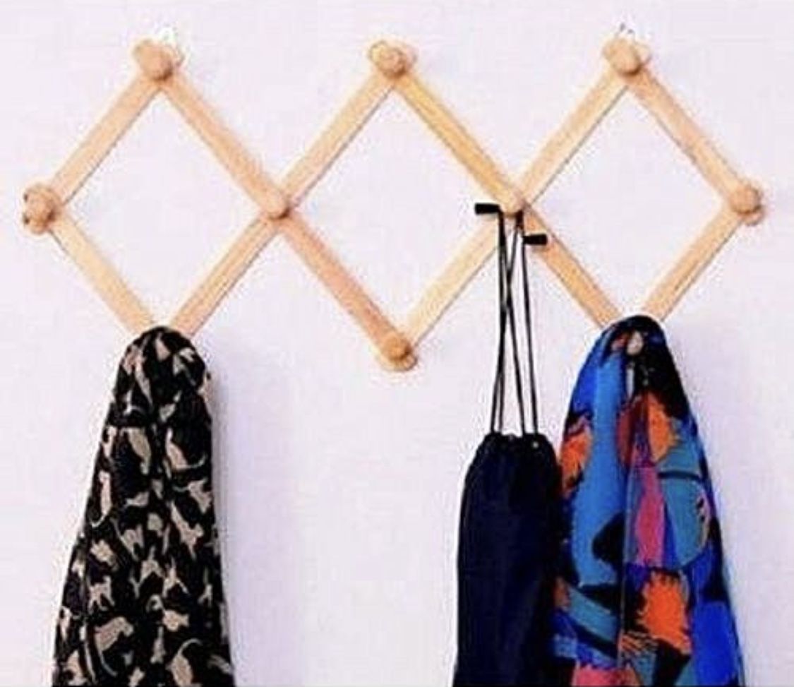 Wooden Wall Bag Hanger