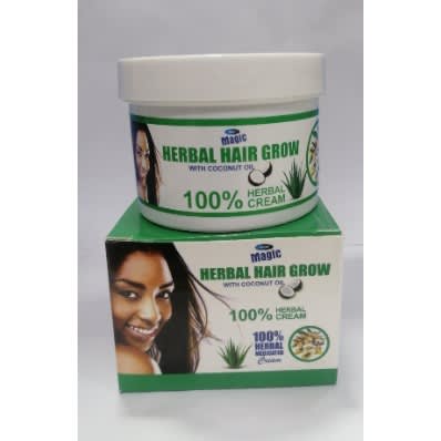 Herbal Hair Growth And Fertilizer Cream - Enriched With Coconut Oil And Aloevera - 200g
