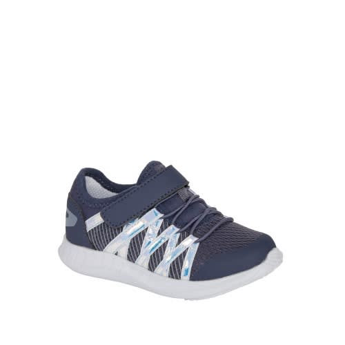 Girls Athletics Light Weight Holographic Sneakers - Blue