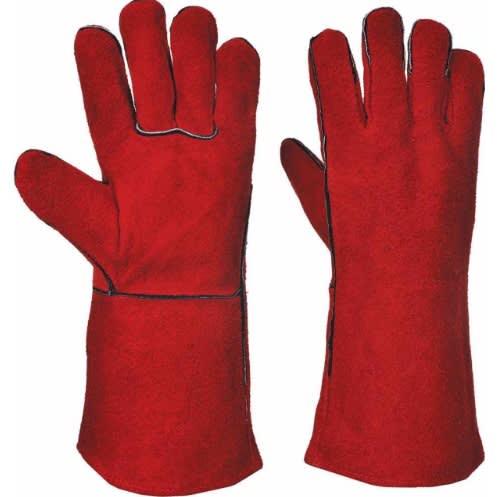 Welding Hand Glove red