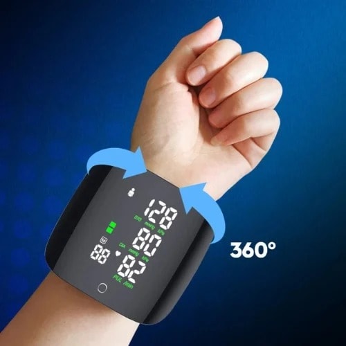 Rechargeable Wrist Blood Pressure Monitor Tonometer