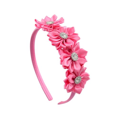 Studded Hair Band- Pink