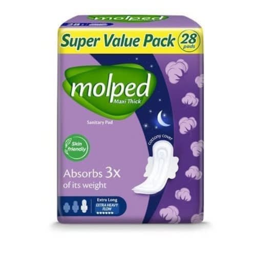 Molped Maxi Thick Sanitary Pad - Normal - Set Of 3