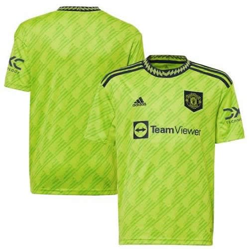 Men's Manchester United Second Away Kit - Green