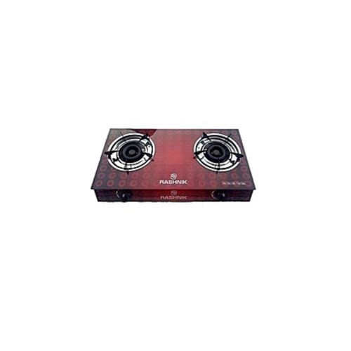 Auto Ignition Glass Table Top Gas Cooker With 2 Burners