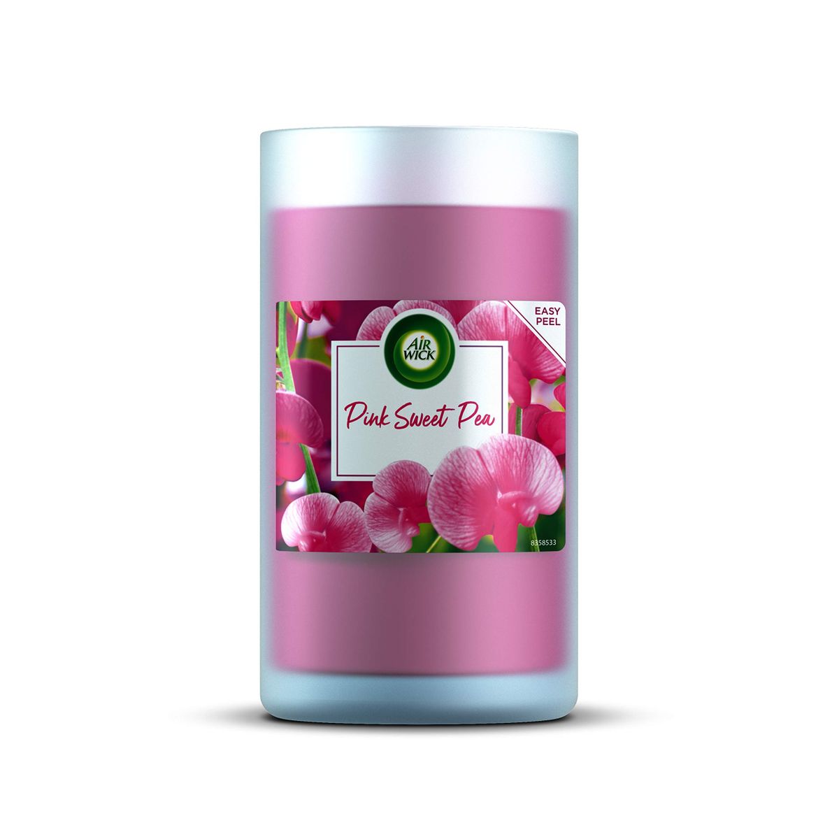 New Pillar Candle Pink Sweet Pea Up To 60 Hours Burn Time