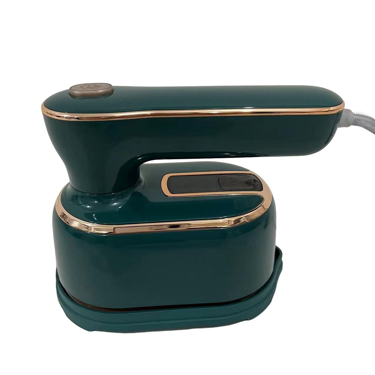 Mini Steam Iron Portable Travel Steamer Iron Rotatable Handle Green