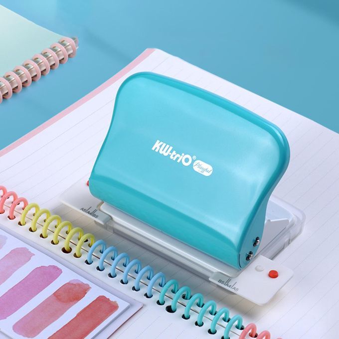 Loose Leaf Hole Puncher Scrapbooking Paper Hole Punch Machine Green