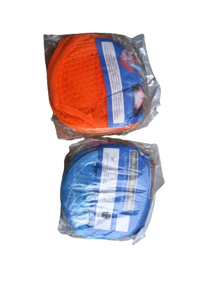 Kids Multicolor Nylon Mesh  Pop-up  Laundry Basket Set