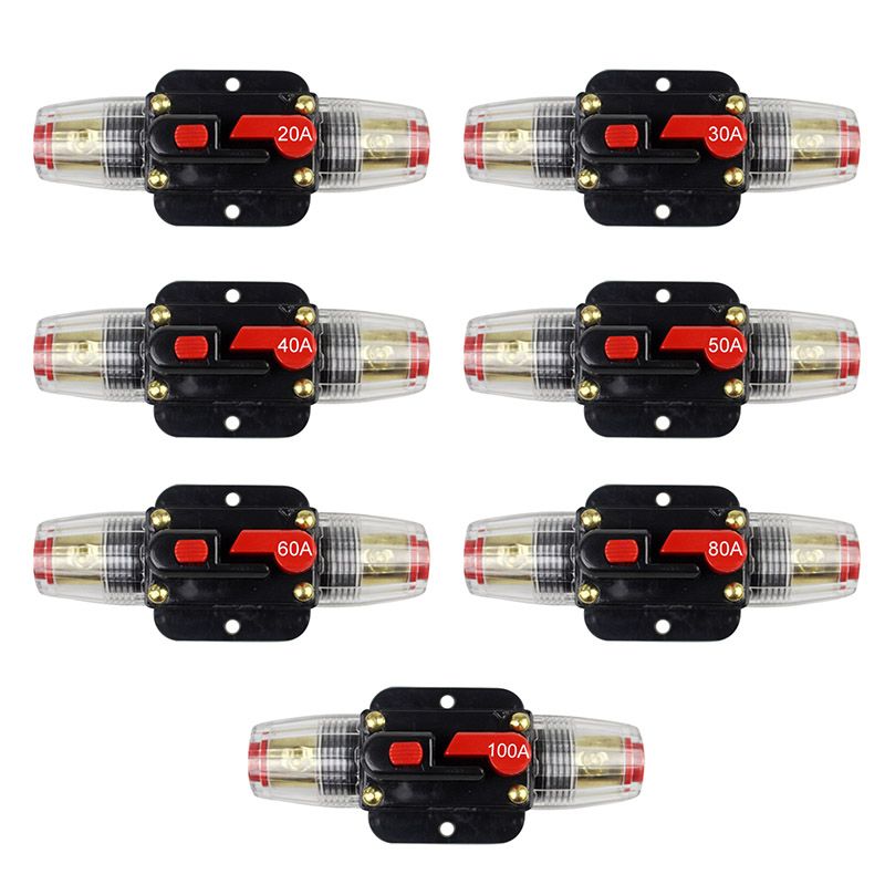 12V Car Truck Audio Resettable Fuse Circuit Breaker Audio