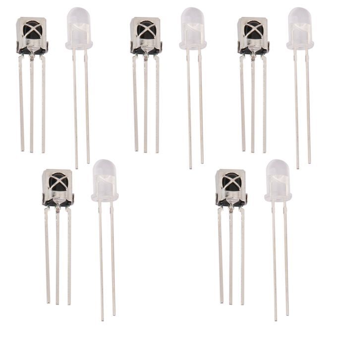 5Pairs Remote Control Module Infrared Receiver Transmitting Tubes