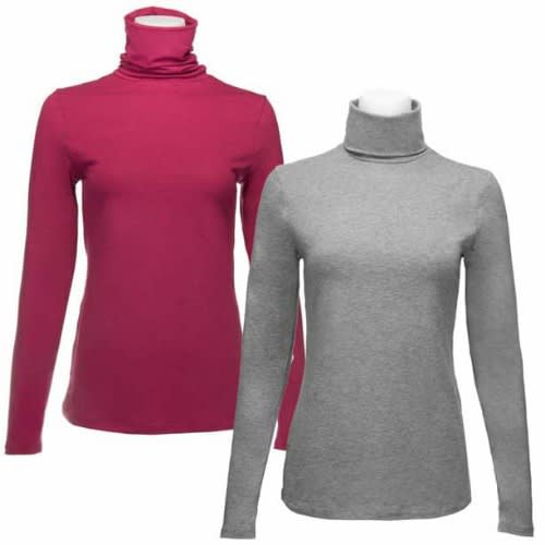 Women's Turtleneck Tops - 2 Pieces