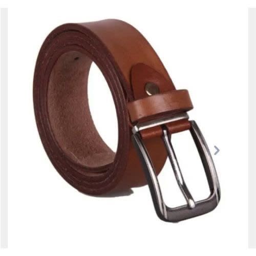 Italian Grade 100% Leather Belt - Stock - Brown