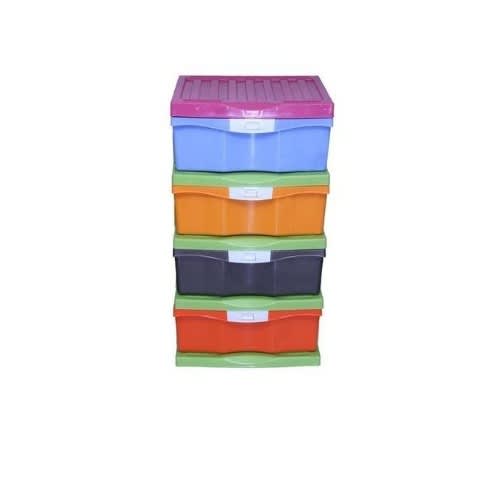 Plastic Baby's Wardrobe - Large Size - Multicolour