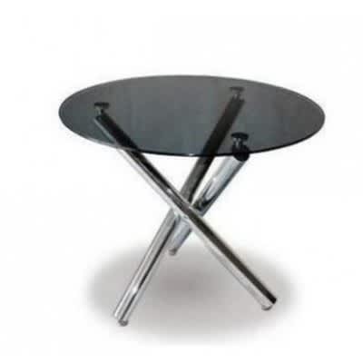 Stainless Leg Round Dinning Table
