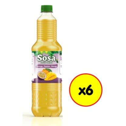Sosa Fruit Juice 1 Litre &times; 6 Pcs