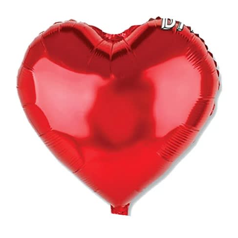 Heart Foil Balloon - Red