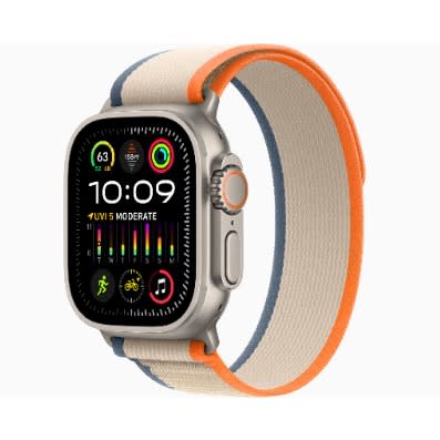 Watch Ultra Gps + Cellular, 49mm Titanium Case With Orange Alpine Loop Mnhh3b/a