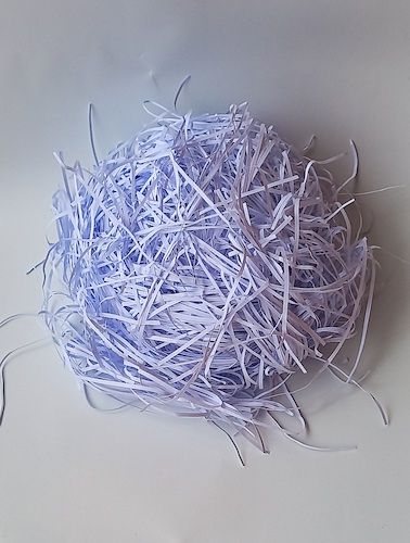 WHITE SHREDDED PAPER/  BOX FILLER