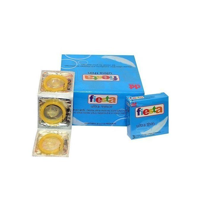 Fiesta Ultra Thin Condom 12 Packs (36 Count)